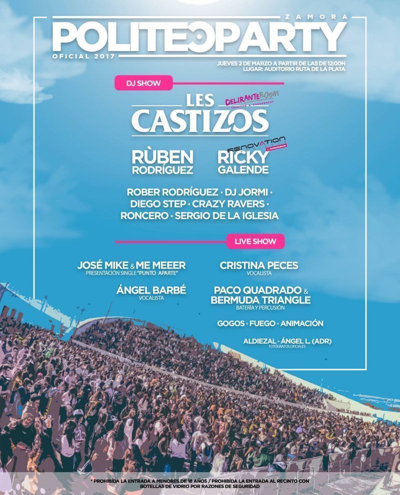 La Politecparty Zamora 2017 trae este jueves gogos, fuego y animación