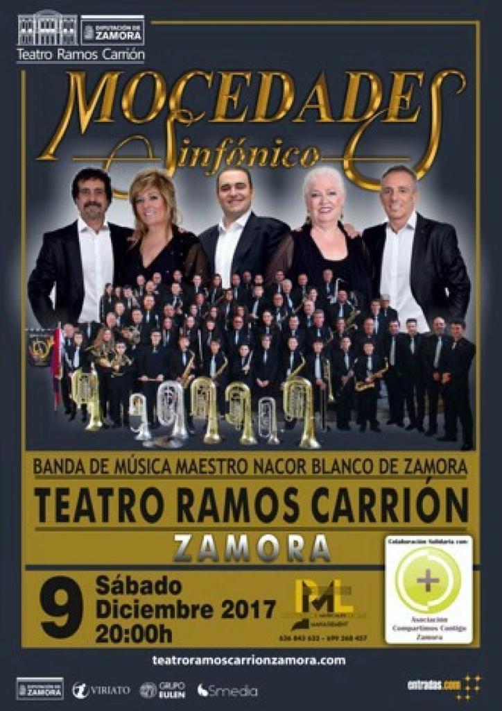 Mocedades Sinfónico y la Banda Maestro Nacor Blanco, este sábado, en el Ramos Carrión