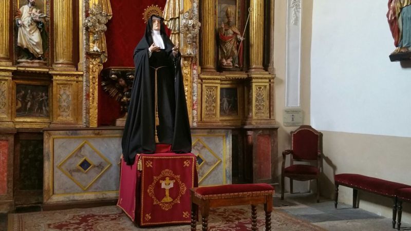 La Dolorosa de la Vera Cruz regresa al culto en San Andrés