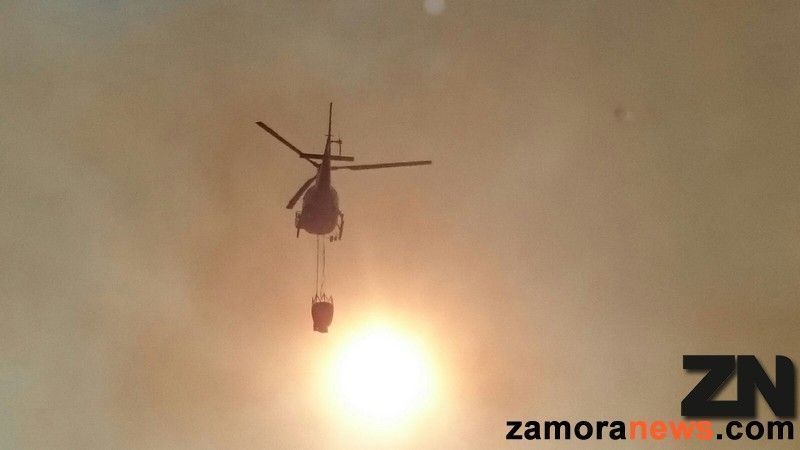 El #IFLosadilla sigue activo y descontrolado, noche en vela para la alta Sanabria ante un panorama nada halagüeño