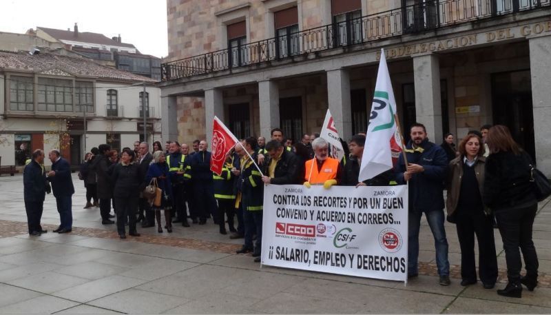 Concentración de esta mañana.