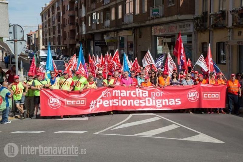 Benavente punto de encuentro de las marchas por las "pensiones dignas"