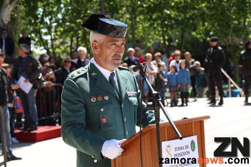 El nuevo jefe de la Comandancia de la Guardia Civil garantiza en su toma de posesión la seguridad de todos los zamoranos