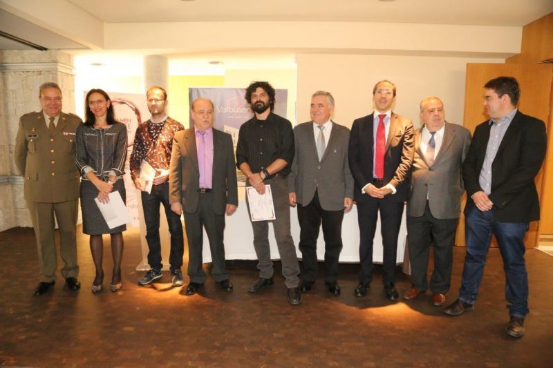 Guillermo Alonso, ganador del certamen de arte de Valbusenda