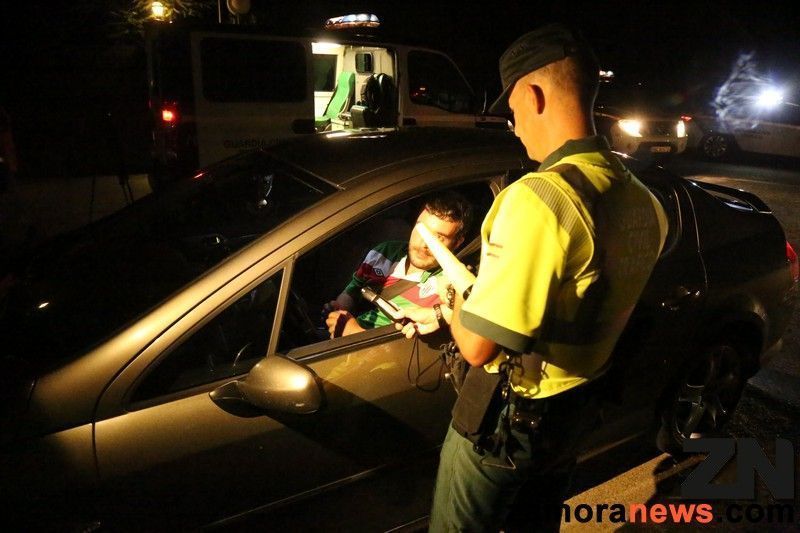 Tráfico inicia hoy la campaña especial de control de alcohol y otras drogas a conductores de la provincia de Zamora
