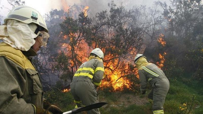 Los rayos, causa de 4 incendios en la provincia