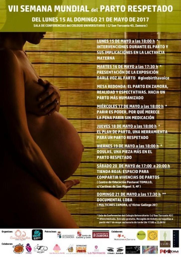 Una VII Semana Mundial del Parto Respetado cargada de actividades