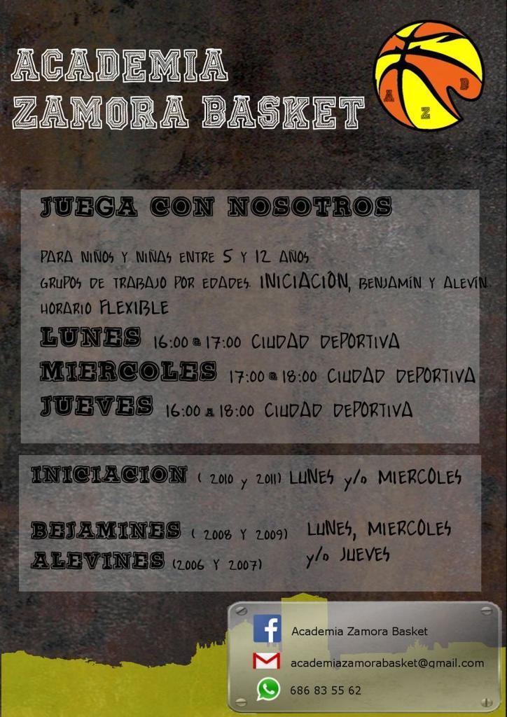 El Zamarat y el Virgen de la Concha crean la Academia Zamora Basket