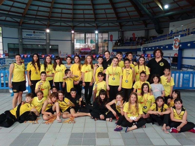 Gran medallero para el Dragones en Valladolid 22 medallas, 7 oros, 12 platas y 3 bronces
