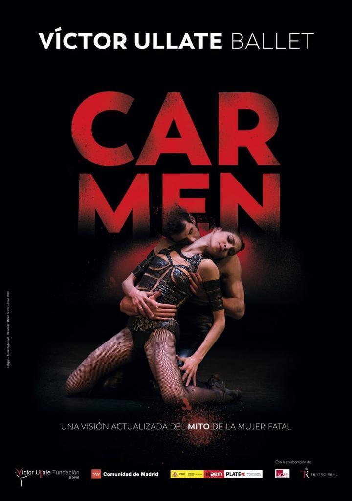 El Ballet de Víctor Ullate y una nueva versión de Carmen, el mito de la mujer fatal, protagonistas este domingo en el Ramos Carrión
