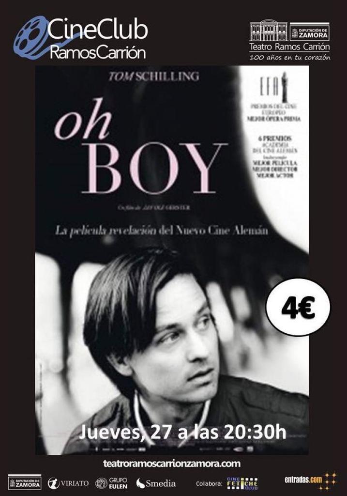 El Cine Club Ramos Carrión proyecta el 27 de abril la película "Oh Boy"