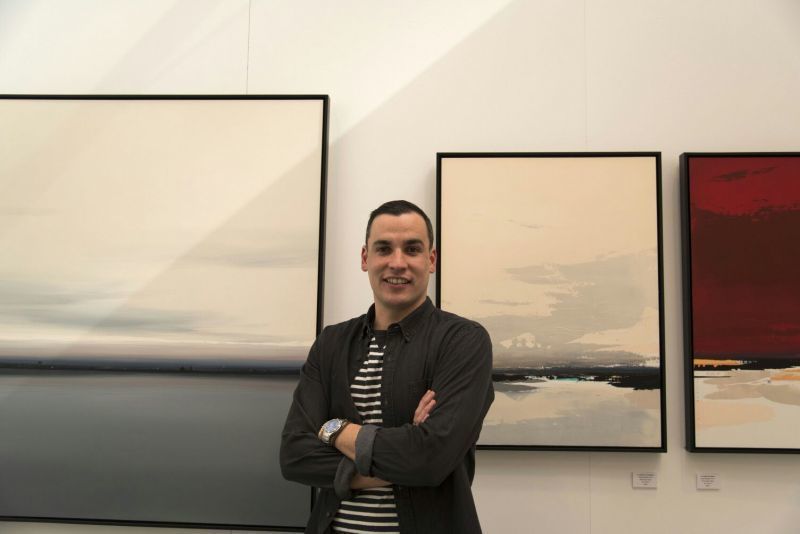 El pintor zamorano Diego Beneitez triunfa en Art Madrid