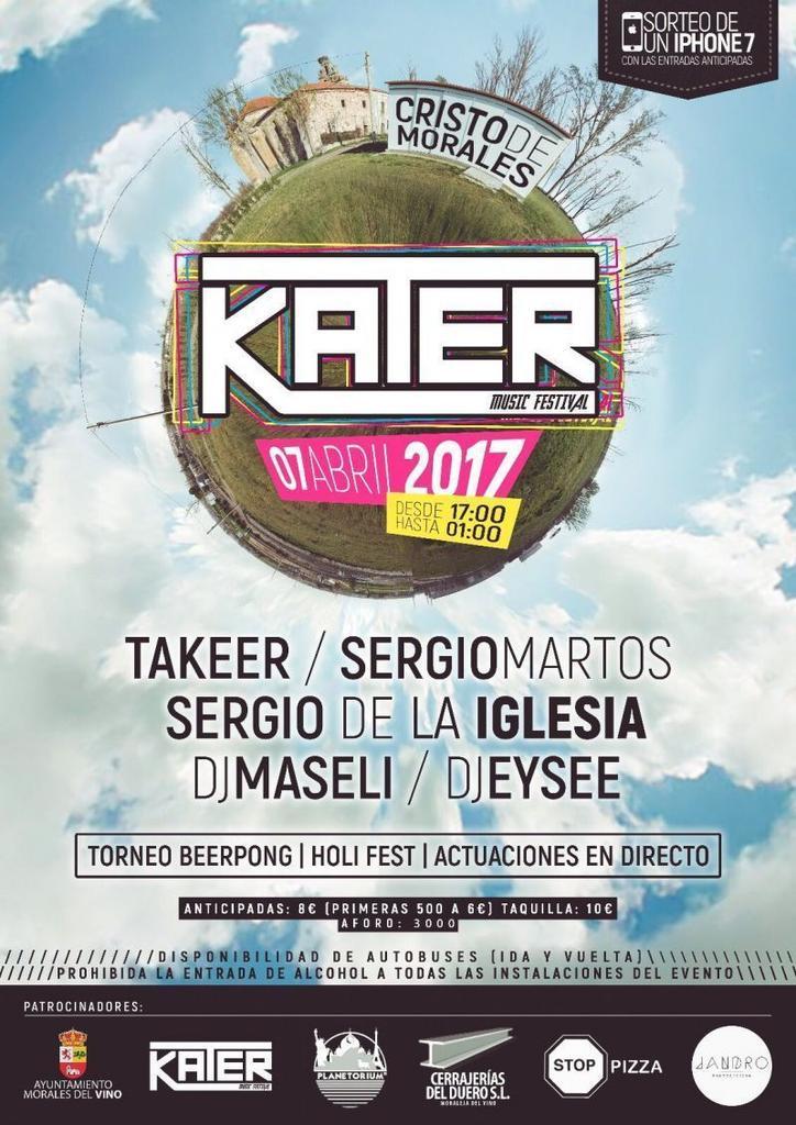 El Viernes de Dolores llega Kater Music, entradas a la venta el jueves 30 ¿Quieres venir gratis?