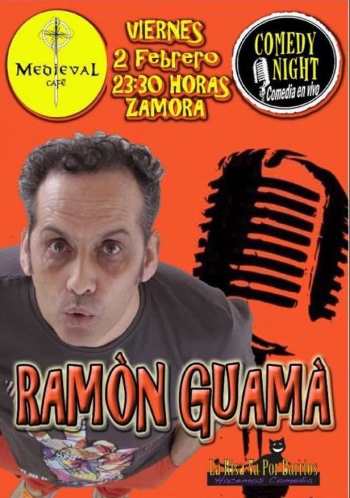 Este viernes en el Medieval habrá otra noche de monólogos a cargo de Ramón Guamá