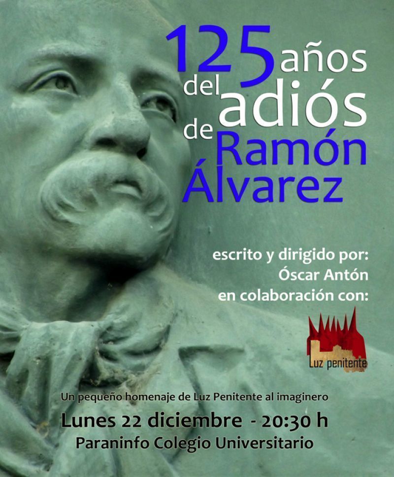 Cartel "125 Años del Adiós de Ramón Álvarez"