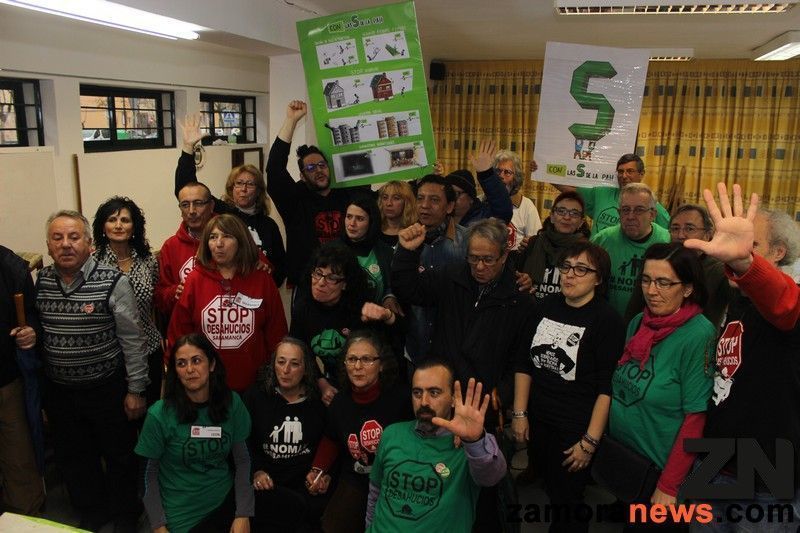La Plataforma “Stop Desahucios” de Castilla y León, tiene 177 razones para reunirse, ya que cada 8 minutos hay más de un desahucio.