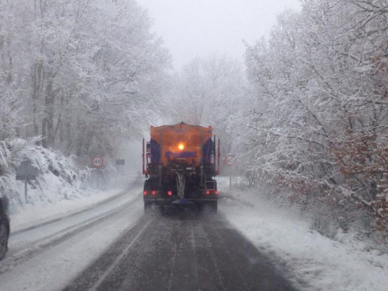 La Diputación de Zamora actuó con los equipos de plan de viabilidad invernal en 73 tramos de carreteras de la provincia