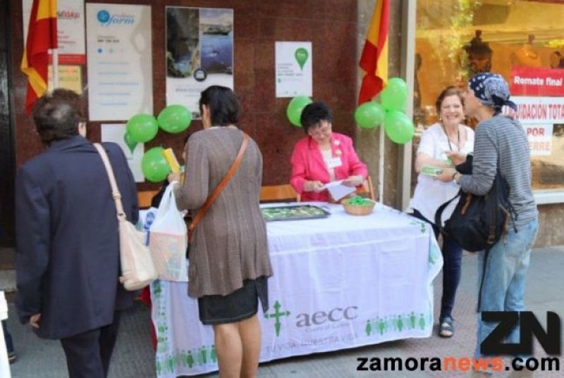 La Junta provincial de la Aecc estará presente hoy en toda la ciudad