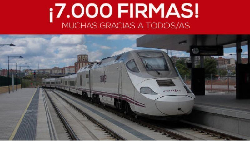 Ya son más de 7.400 firmas en favor del tren madrugador Zamora Madrid
