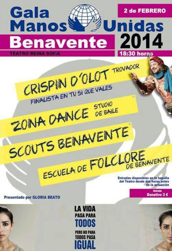 Cartel de la gala.