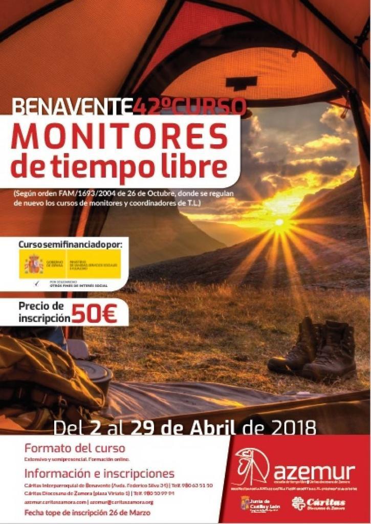 Cáritas organiza un curso de monitor de Ocio y Tiempo Libre en Benavente