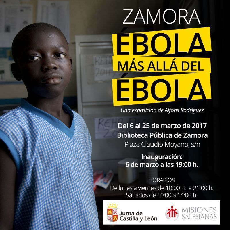La Biblioteca Pública acoge una exposición fotográfica sobre las consecuencias del ébola