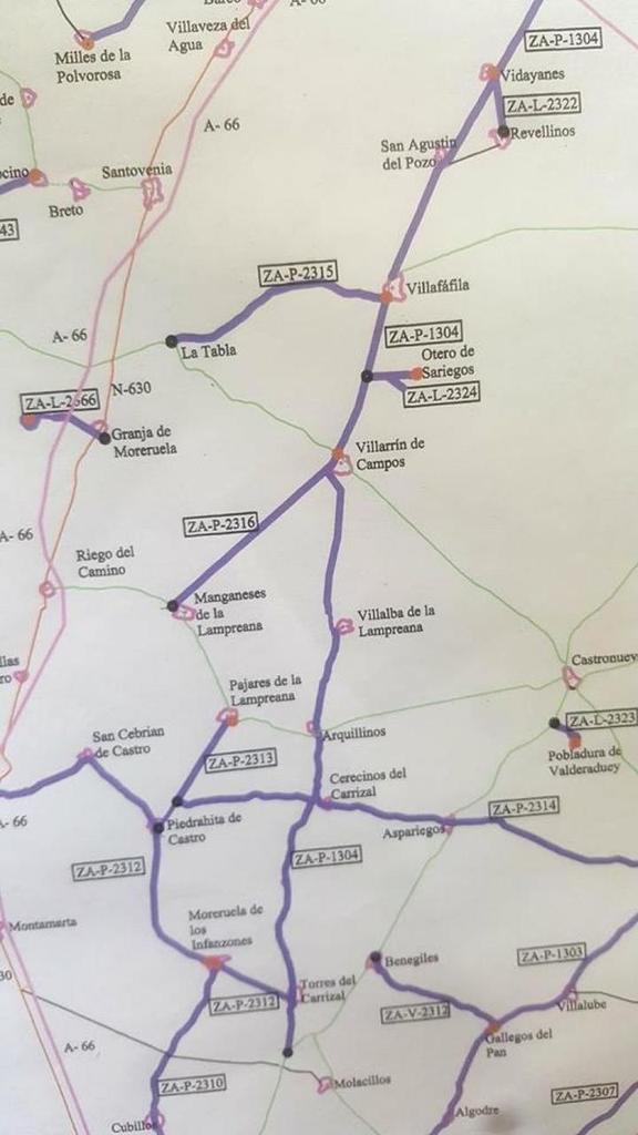 Cortada al tráfico la carretera entre Arquillinos y Villalba de la Lampreana