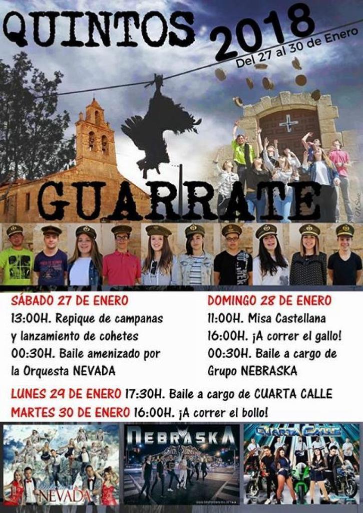 Tras dos años sin fiesta del Gallo los quintos de Guarrate celebran este fin de semana su tradicional