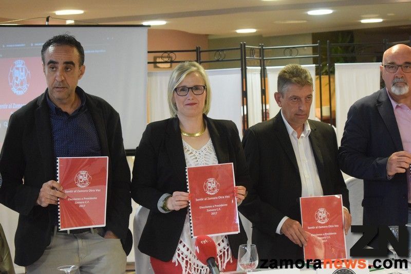 Didia Liedo presenta su candidatura a la presidencia del Zamora CF