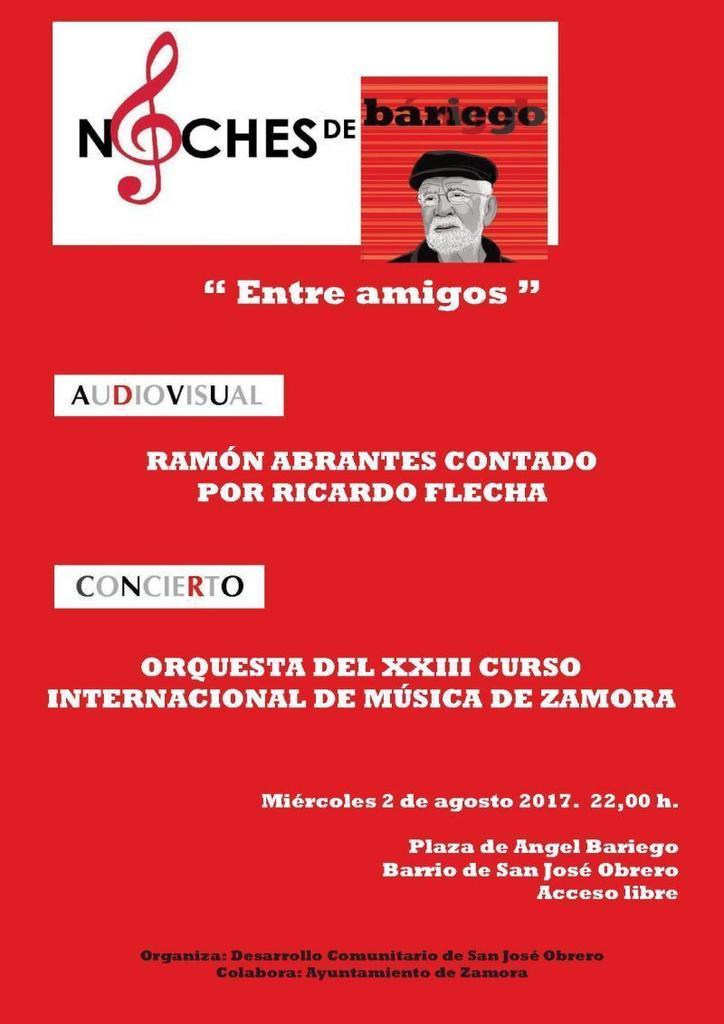 Los vecinos de San José Obrero disfrutarán de una velada cultural en la plaza de Ángel Bariego
