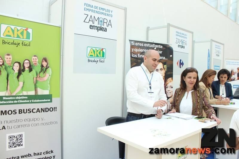 Éxito de participación de la feria "Zamora Emplea"