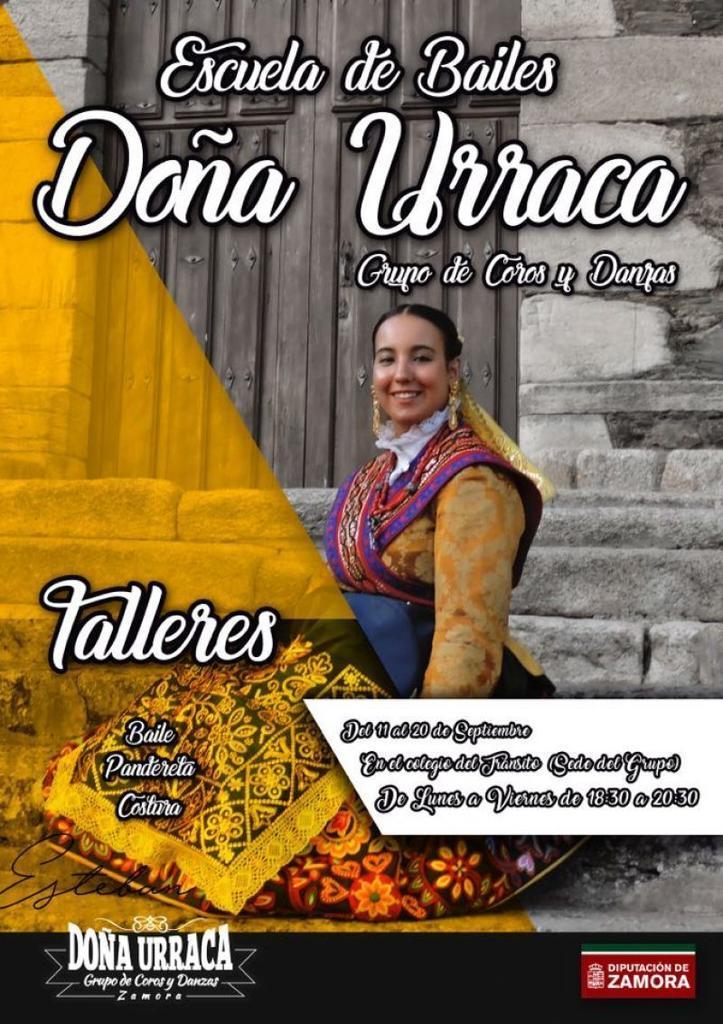 La escuela de baile "Doña Urraca" arranca hoy a la vez que el curso escolar