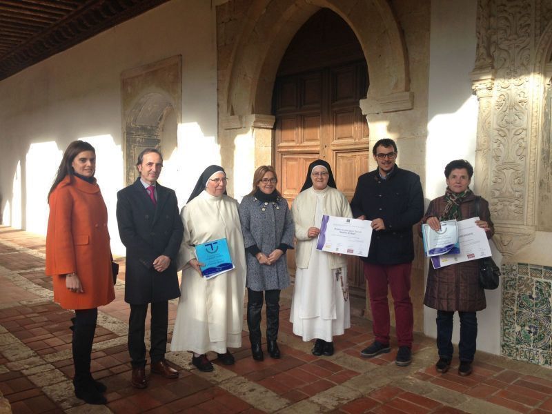 La presidenta de la Diputación entrega el diploma SICTED al Monasterio del Sacti-Spiritus de Toro y Alimentos Zamoranos