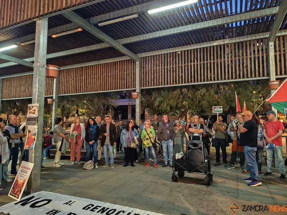 Cacerolada pro Palestina en Zamora