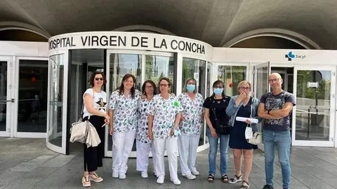 Protesta TCAES Virgen de la Concha