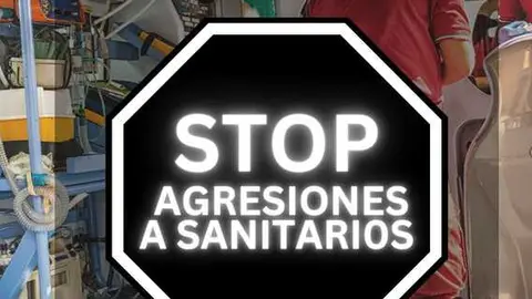 Cartel STOP agresiones