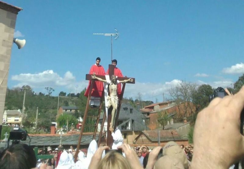 Procesión del Santo Entierro de Bercianos de Aliste. Foto: Luis Felipe Delgado.