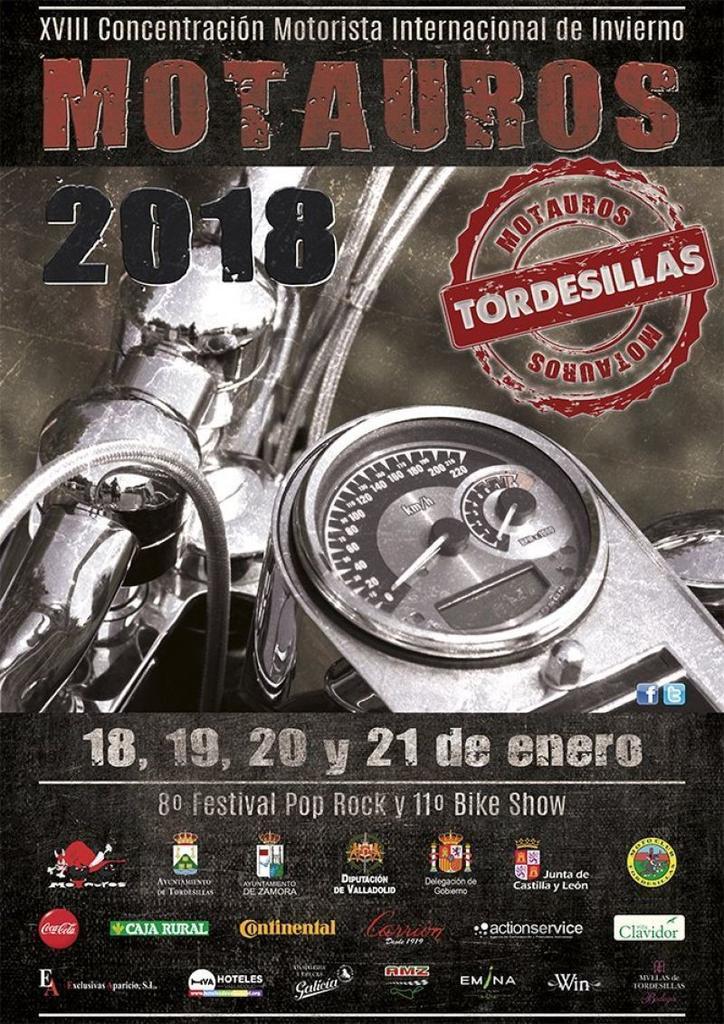 Confirmado, Motauros 2018, la concentración más importante del mundo motero en invierno pasará el sábado en Zamora