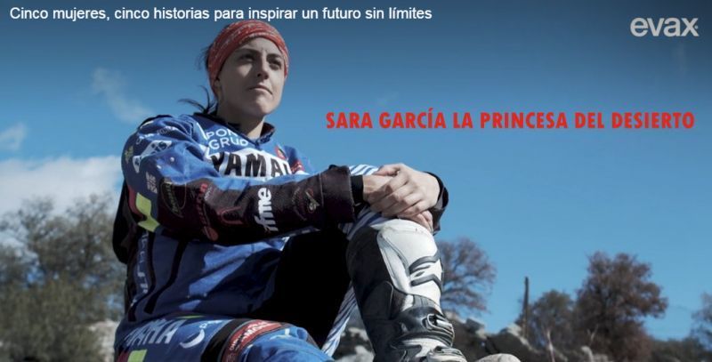 La piloto zamorana Sara García protagonista de uno de los 5 anuncios de Inspiring Stories by Evax