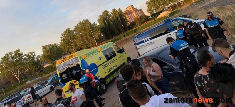 Reyerta y altercado a la puerta de las discotecas de la Carretera Villalpando en Zamora