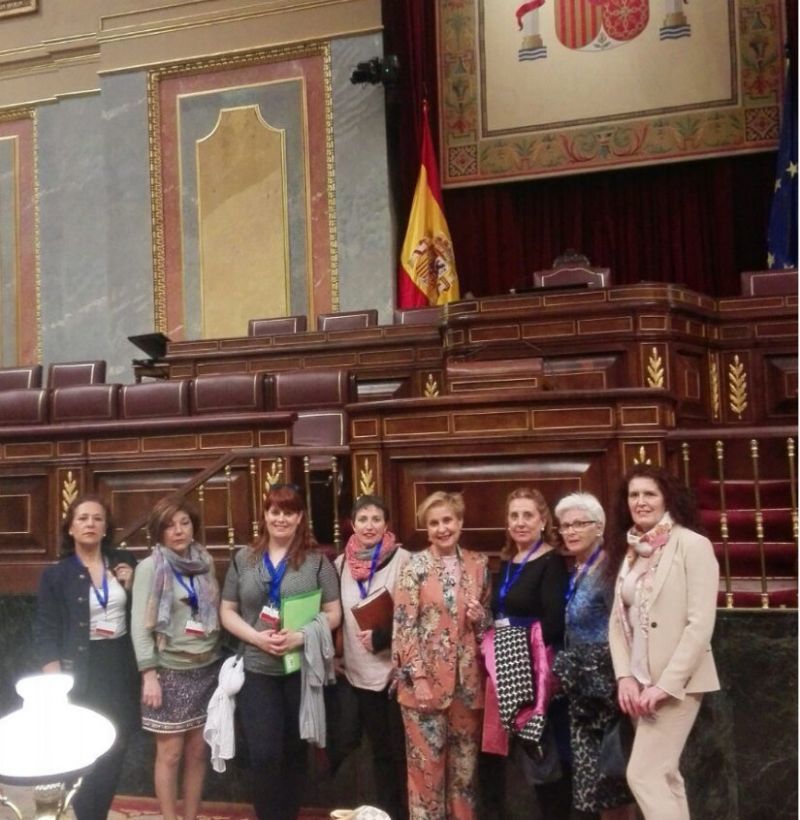 Representantes zamoranas de AFAMMER participan en el congreso de los diputados en un foro sobre el desarrollo rural