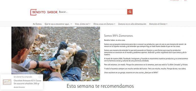 Nace Bendito Sabor, la tienda online con los mejores productos de Zamora