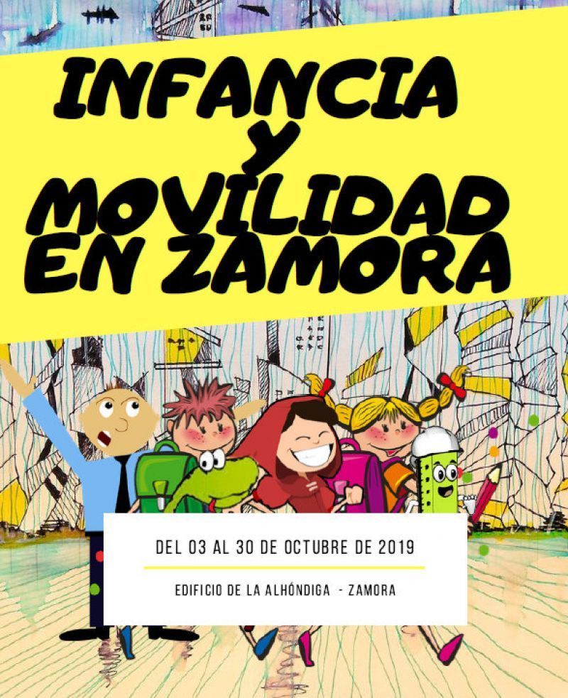 A partir de mañana en la Alhondiga, Inauguración de la exposición "Caperucita Camina Sola" e inicio de las actividades del programa Infancia y Movilidad en Zamora