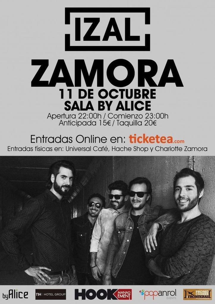 Izal actúa por primera vez en Zamora