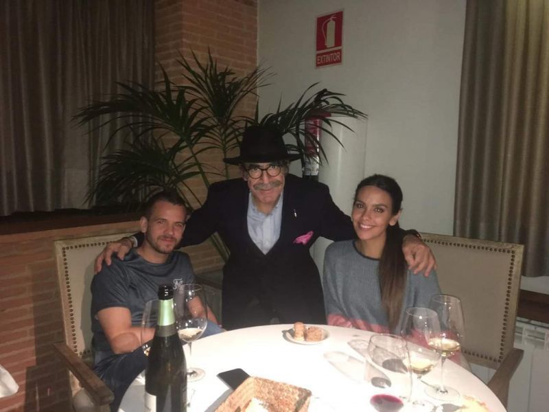 David Muñoz y Cristina Pedroche visitan el Restaurante Lera en Castroverde