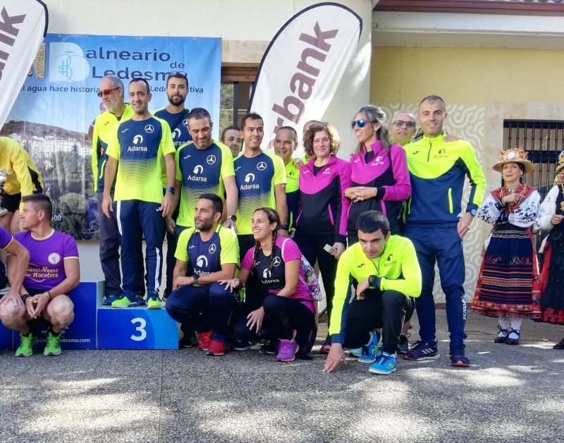 El C. D. Zamora Corre - Adarsa se alza con el tercer puesto por equipos en la III Edición de las II Leguas Balneario de Ledesma