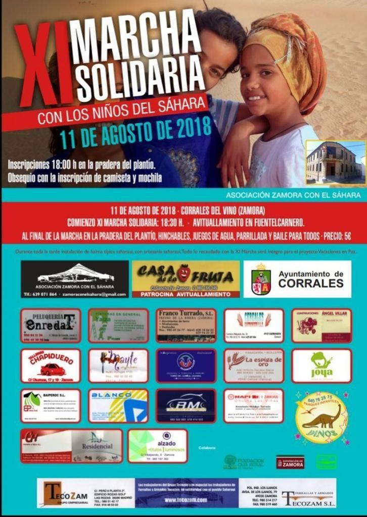 Corrales del Vino acoge este sábado la XI Marcha Solidaria con los niños del Sáhara