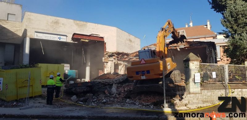 En plena marcha las obras del centro de salud de Parada del Molino
