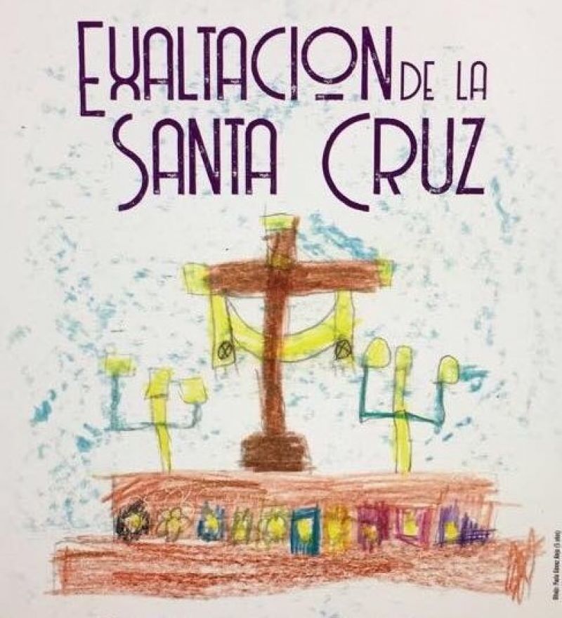 Una niña de 5 años, Paula Gómez Alejo, autora del cartel de la Exaltación de la Cruz 2018