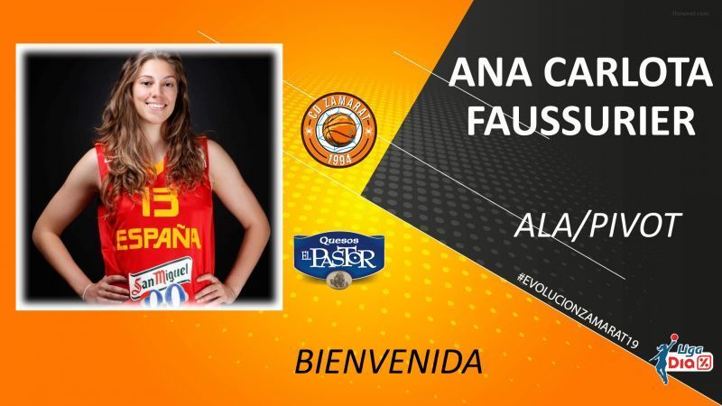 Ana Carlota Faussurier Zafrilla una pívot de 1,90 nueva jugadora del CD Zamarat